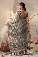 AB 1034 Premium Printed Soft Georgette Saree