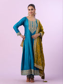 JJ 1026 Designer Vichhitra Silk Embroidery Work Anarkali Gown