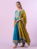 JJ 1026 Designer Vichhitra Silk Embroidery Work Anarkali Gown