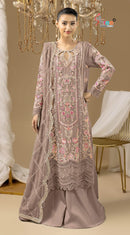 Shree Fabs SF 5581 D Chiffon Heavy Embroidery Work Sharara Suit