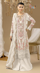 Shree Fabs SF 5581 Chiffon Heavy Embroidery Work Sharara Suit