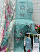 Saniya Trendz 7211 D Cotton Chikankari Embroidered Work Pakistani Suit