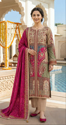 Shree Fabs KT 375 Pure Viscous Maslin Digital Printed Pakistani Suit