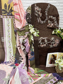 Florent 1048 I Cambric Cotton Heavy Embroidery Work Suit