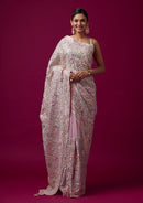 BT 440 B Designer Heavy Vichitra Silk Embroidery Work Saree