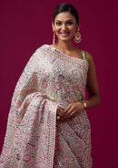 BT 440 B Designer Heavy Vichitra Silk Embroidery Work Saree