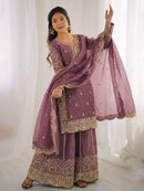 ZSR 3167 E Fendy Silk Embroidery Sequence Work Suit