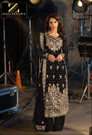 Ziaya Design 1128 B Pure Fox Georgette Heavy Embroidered Work Pakistani Suit