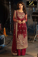 Ziaya Design 1128 A Pure Fox Georgette Heavy Embroidered Work Pakistani Suit