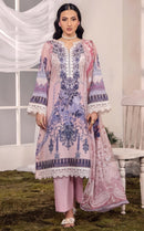 Alzohaib Az 1611 Pure Cotton Patch Work Pakistani Suit