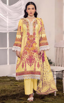 Alzohaib Az 1611 B Pure Cotton Patch Work Pakistani Suit