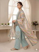 LG 2103 A Designer Georgette Sequence Embroidery Work Suit