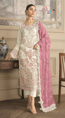 Shree Fabs Sf 5554 B Premium Chiffon Heavy Embroidered Work Pakistani Suit