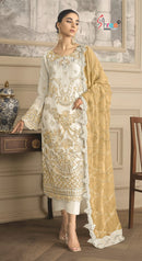 Shree Fabs Sf 5554 C Premium Chiffon Heavy Embroidered Work Pakistani Suit