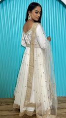 FB L276 Designer Georgette Sequin Zari Work Gown