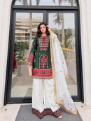 KF 1731 C Designer Heavy Embroidery Sequences Work Suit