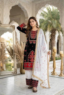 KF 1731 A Designer Heavy Embroidery Sequences Work Suit
