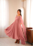 SRK 5355 D Designer Heavy Micro Cotton Anarkali Gown