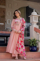 Diva 166 B Premium Mal Chanderi  Embroidery Work Anarkali Gown
