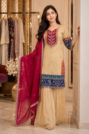 ST 1191 Designer Front & Back Embroidery Work Suit