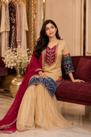 ST 1191 Designer Front & Back Embroidery Work Suit