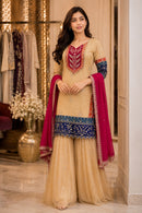 ST 1191 Designer Front & Back Embroidery Work Suit