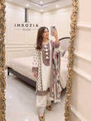 Imrozia Studio 504 A Viscose Riyon Heavy Embroidery Work Suit