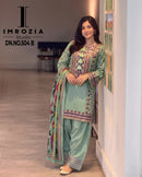 Imrozia Studio 504 B Viscose Riyon Heavy Embroidery Work Suit