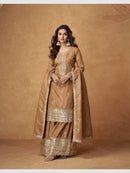 Ads 752 Designer Elegant Organza Embroidered Work Suit