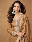 Ads 752 Designer Elegant Organza Embroidered Work Suit