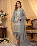 Zf Anaya 138 C Heavy Fox Georgett Front Embroidery Work Suit