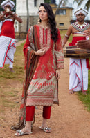 Alzohaib  Az 1532 A Pure Cotton With Heavy Patch Work Suit