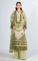 Alzohaib Az 1595 Pure Cotton Patch Work Pakistani Suit
