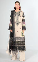 Alzohaib Az 1603 Pure Cotton Patch Work Pakistani Suit