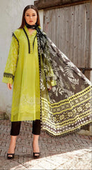 Aasha Designer 1024 Pure Cotton Print With Heavy Embroidery Work Suit