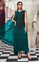 Alzohaib Az 1464 C Pure Cotton With Heavy Patch Work Suit