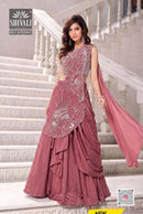 SHIVALI MJ19/00043 Pink Designer Embroidered Work Lehenga
