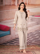 Diva 174 A Multi Embroidery Thread Work Co Ord Set