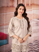 Diva 174 A Multi Embroidery Thread Work Co Ord Set