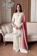 Laxuria Trendz 1683 B Premium Reyon Satin Maslin Suit
