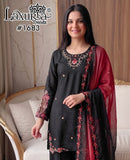 Laxuria Trendz 1683 A Premium Reyon Satin Maslin Suit