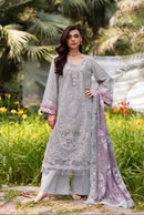  Saniya Trendz 7213 B Cotton Chikankari Embroidered Work Pakistani Suit