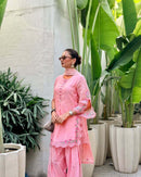 Vt 1437 A Designer Cotton Embroidery Work Suit