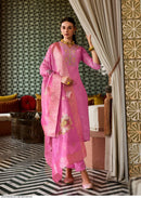 Af Vol 3 B Premium  Pure Silk Tissue Shimmer Suit