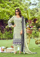 Cosmos Fashion Vol 5 5001 Cotton Heavy Self Embroidery Work Suit