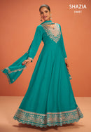 Shazia 10607 Designer Premium Silk Anarkali Gown
