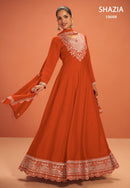 Shazia 10608 Designer Premium Silk Anarkali Gown
