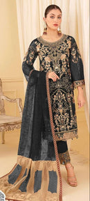Ramsha 10125 A Georgette Heavy Embroidered Work  Suit