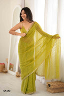 Rhea S5352 Designer Woven Butti Embroidery Work Saree