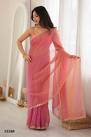 Rhea S5349 Designer Woven Butti Embroidery Work Saree